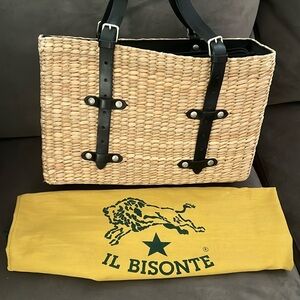 IL Bisonte Straw Tote